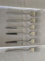 6 fourchettes de table en inox  AZTEC de Norsk Stalpress