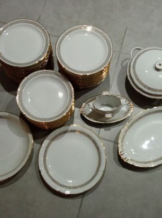 Service porcelaine de Vierzon 