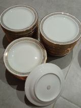 Service porcelaine de Vierzon 