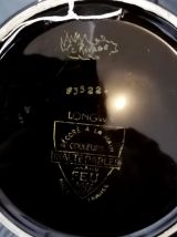 Plat Longwy noir "Le rivage"
