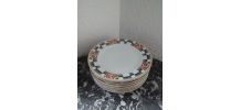 Assiettes à dessert - Raynaud Limoges (art déco)