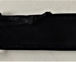 STYLO A PLUME NOIR A FLEURS 