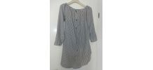Robe tunique chemise longue décolletée Brigitte Bardot 38 40