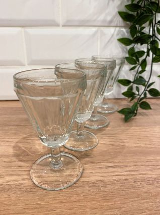Set de 4 verres à vin bistrot