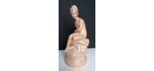 Sculpture femme au bain