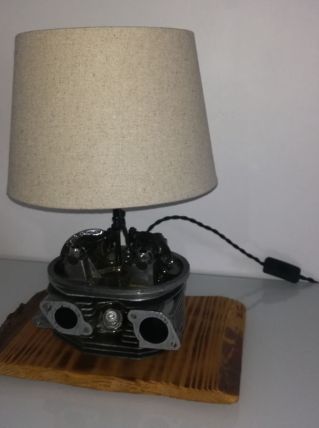Vend lampes vintage industriel culasse 2cv