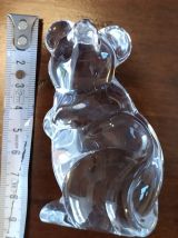 Petite souris en Cristal DAUM France