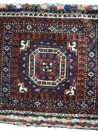 Tapis ancien Afghan Baluch fait main, 1C384