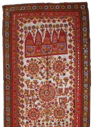 Tapis vintage Indien fait main, 1C428
