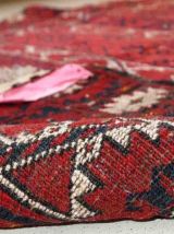 Tapis vintage Turkmène Engsi fait main, 1C431