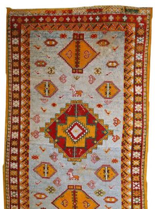 Tapis ancien Marocain Berber fait main, 1C438