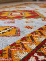 Tapis ancien Marocain Berber fait main, 1C438