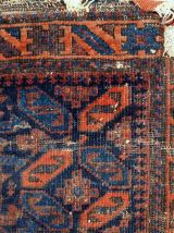 Tapis ancien Afghan Baluch fait main, 1C446