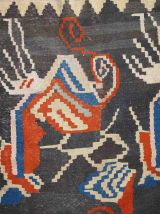 Tapis ancien Caucasien Karabagh fait main, 1C450