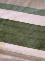 Tapis ancien Indien Dhurri fait main, 1C455
