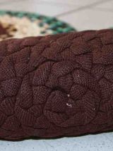 Tapis ancien Américain Braided fait main, 1C459