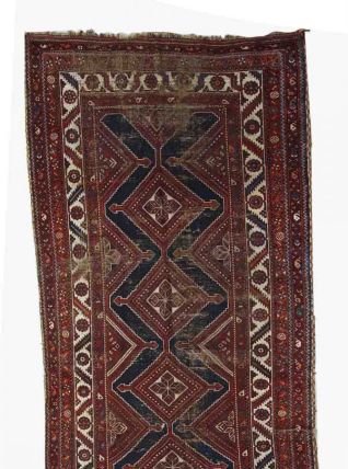 Tapis ancien Persan Shiraz fait main, 1C464