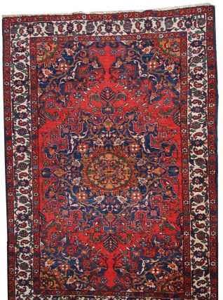 Tapis vintage Persan Mashad fait main, 1C472