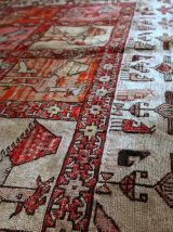 Tapis vintage Persan Sumak fait main, 1C483