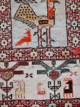 Tapis vintage Persan Sumak fait main, 1C483