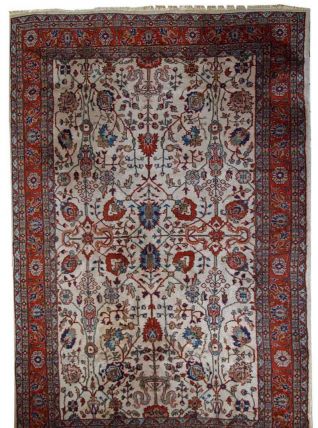Tapis vintage Persan Mashad fait main, 1C487