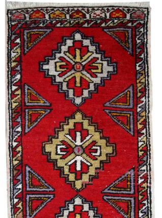 Tapis vintahe Turc Yastik fait main, 1C496