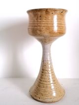 Bougeoir en grès pyrité, 1960 