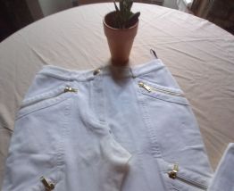 Pantalon blanc Céline 