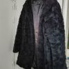 Manteau droit fourrure sherpa femme taille 38