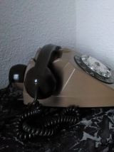 Téléphone Socotel S 63 à cadran rotatif (1983)