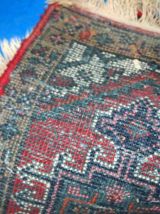 Tapis vintage Persian Hamadan fait main, 1C754