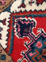 Tapis vintage Persian Hamadan fait main, 1C754