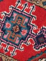 Tapis vintage Persian Hamadan fait main, 1C754