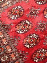 Tapis vintage Ouzbek Bukhara fait main, 1C756