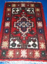 Tapis vintage Persan Hamadan fait main, 1C762