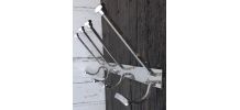 porte manteau en laiton nickelé