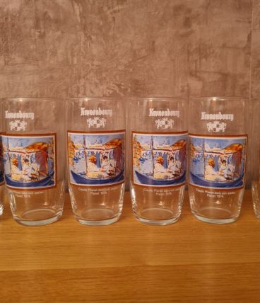 Verre à bière vintage Kronenbourg