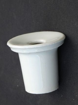 encrier porcelaine à couronne à 2 niveaux rare