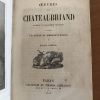 Œuvres de Chateaubriand en 20 volumes 1860