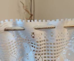5m de Rideau en dentelle prêt à poser