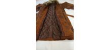 manteau en cuir  taille 38/40