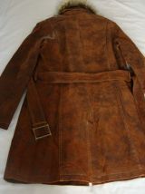 manteau en cuir  taille 38/40