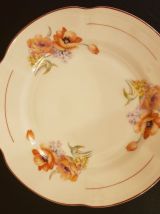 Service 6 personnes 6 assiettes  + tasses + soucoupes