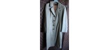 manteau long en cuir taille 38