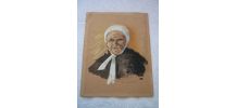 Aquarelle Personnage  Berrichon signé Chaix