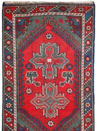 Tapis ancien Turc Anatolian fait main, 1C513