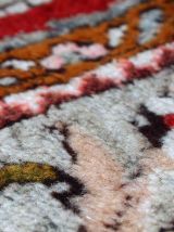 Tapis vintage Turc Oushak fait main, 1C515