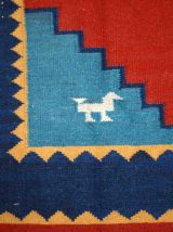 Tapis vintage Persan Gabbeh fait main, 1C516