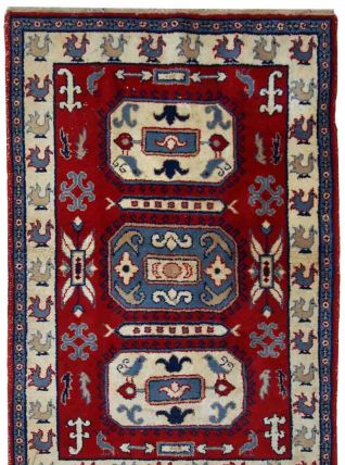 Tapis vintage Caucasien  Kazak fait main, 1C521