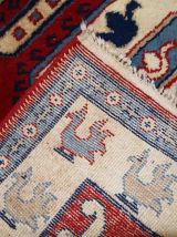 Tapis vintage Caucasien  Kazak fait main, 1C521